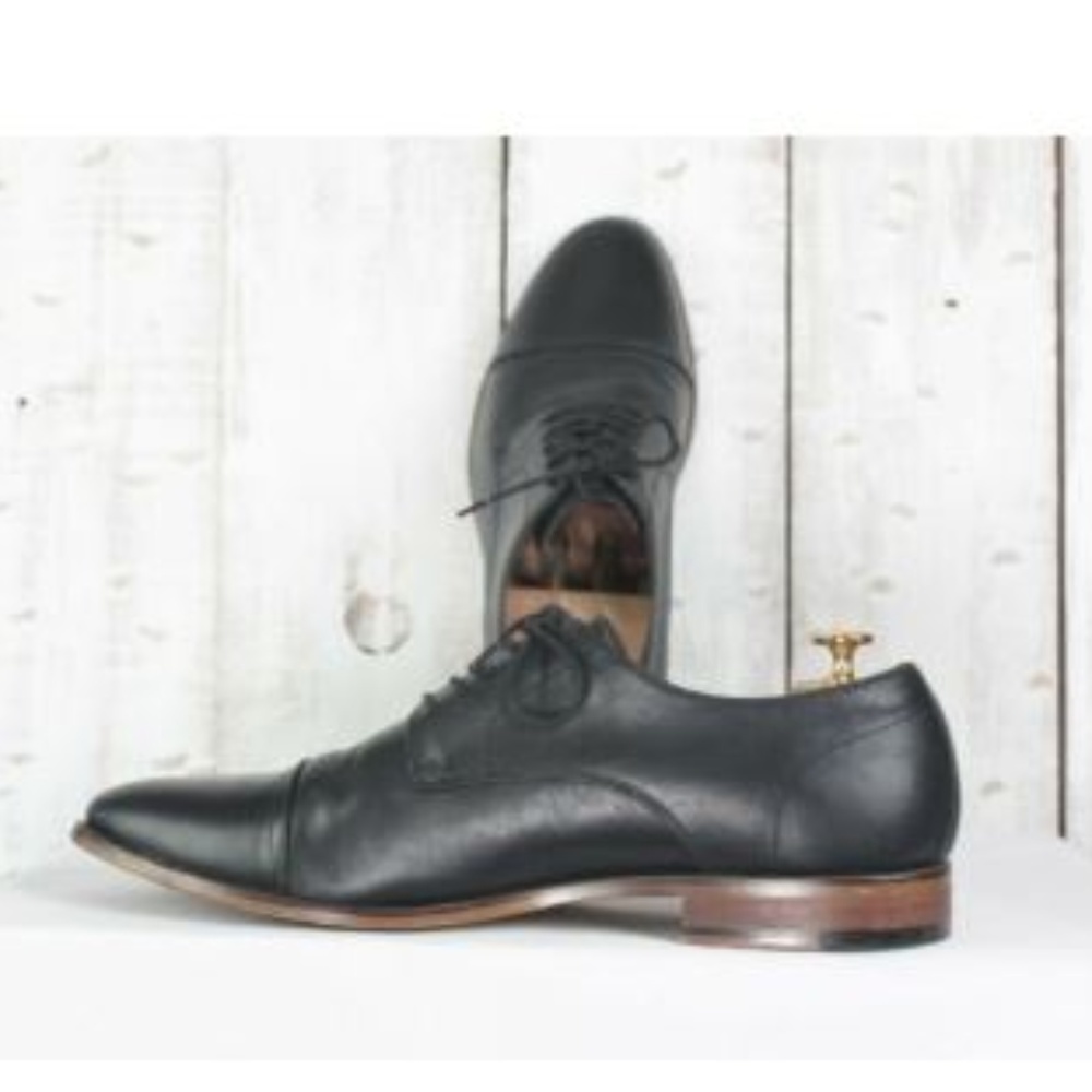 Aston Grey Collection Mens Sz 11.5 Black Shoes